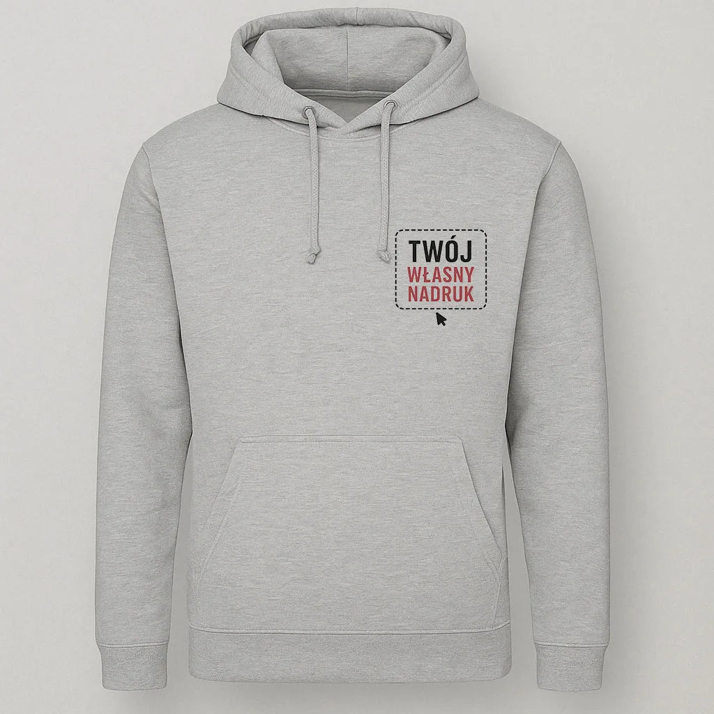 Bluza z kapturem Just Hoods Unisex - JASNY SZARY