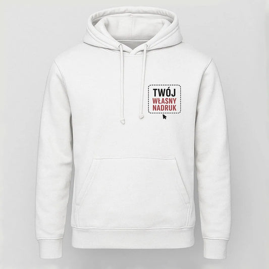 Bluza z kapturem Just Hoods Unisex - BIAŁA