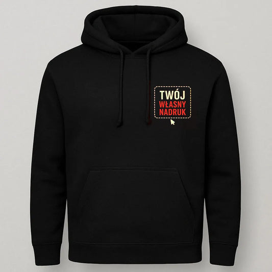 Bluza z kapturem Just Hoods Unisex - CZARNA